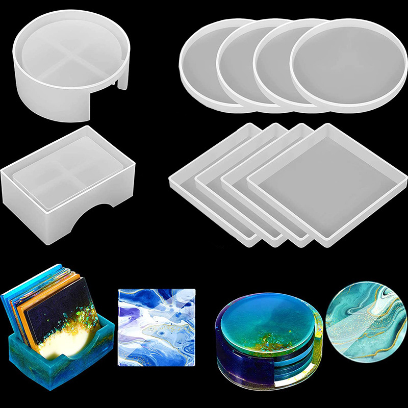 DlY – sous-verres en résine ép - Silicone Epoxy Resin Molds Set avis et prix
