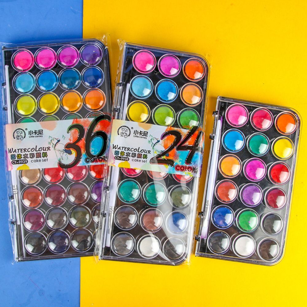 Ensemble de peinture d'interco - Watercolor Paint Set Solid Pigment avis et prix