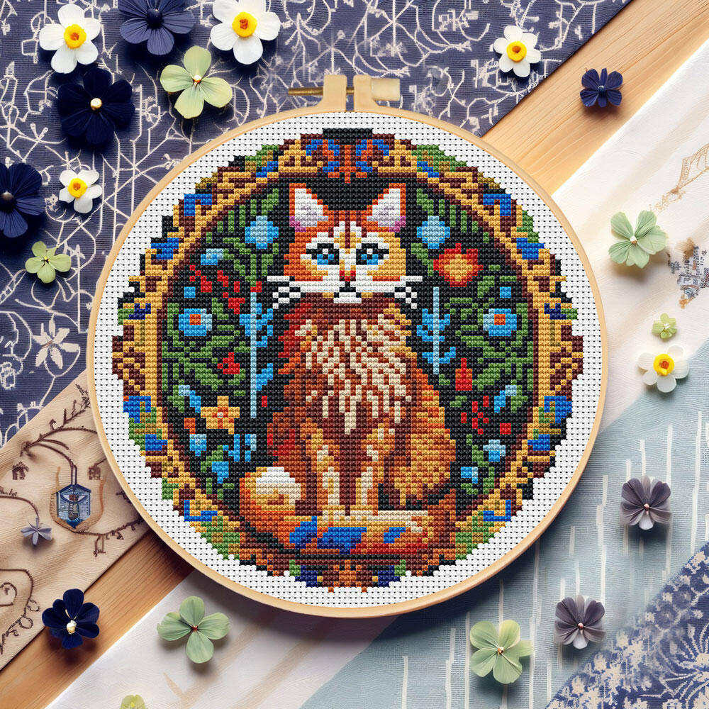 Bricolage point de croix chat  - Cotton Embroidery Thread Skeins avis et prix
