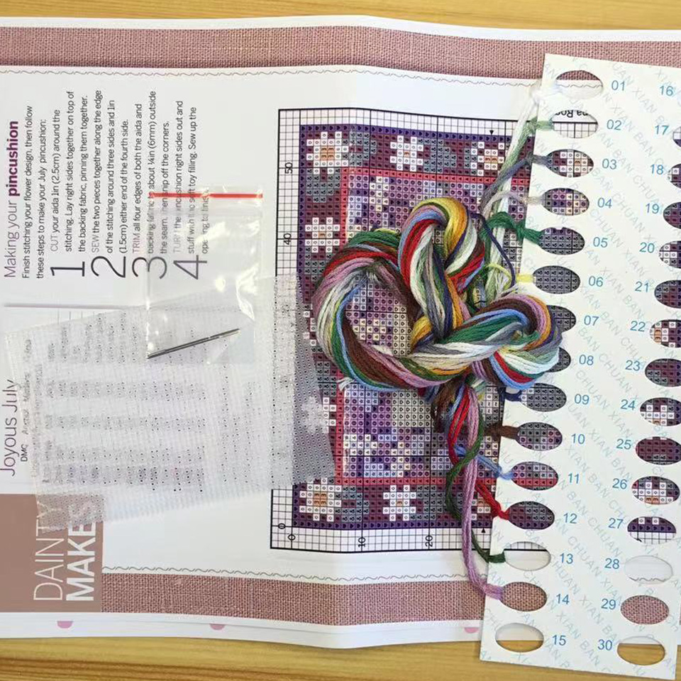 Kits de points de croix ZC133, - Cotton Embroidery Thread Skeins avis et prix