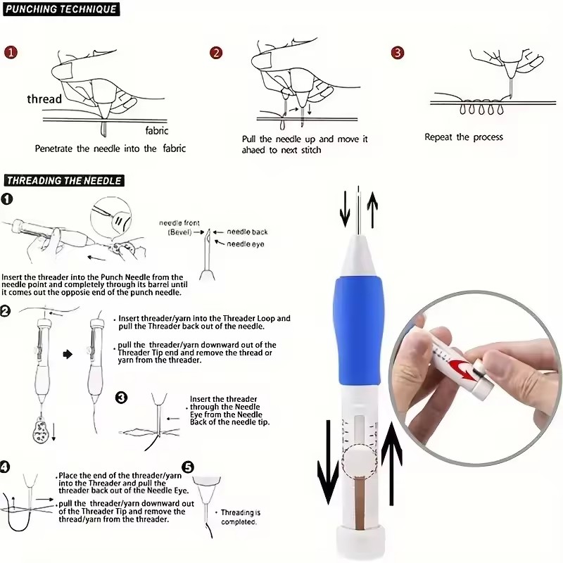 Kit de broderie au poinçon de  - Cotton Embroidery Thread Skeins avis et prix