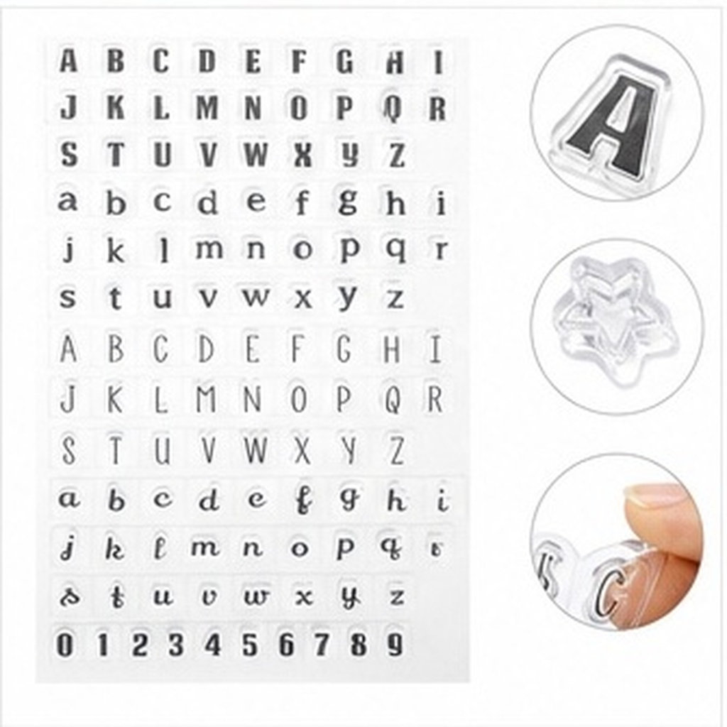Ensemble de 4 tampons transpar - Clear Silicone Stamps For Card Making avis et prix