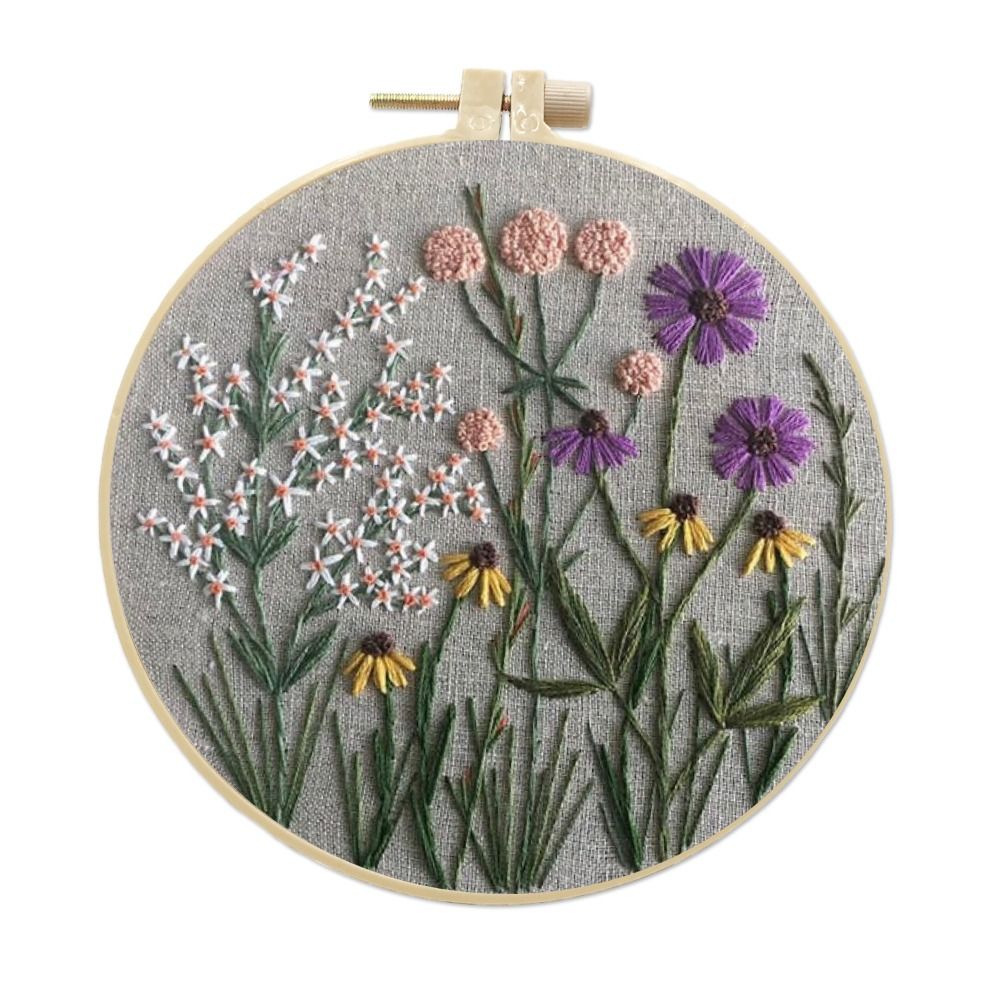 Motif de fleur bricolage Kits  - Cotton Embroidery Thread Skeins avis et prix