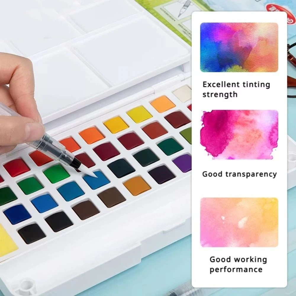 Ensemble de peinture aquarelle - Watercolor Paint Set Solid Pigment avis et prix