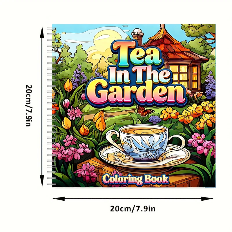 Livre de coloriage Tea In The  - Painting Supplies avis et prix