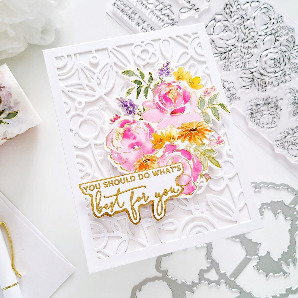 Timbres et matrices de plantes - Scrapbooking avis et prix