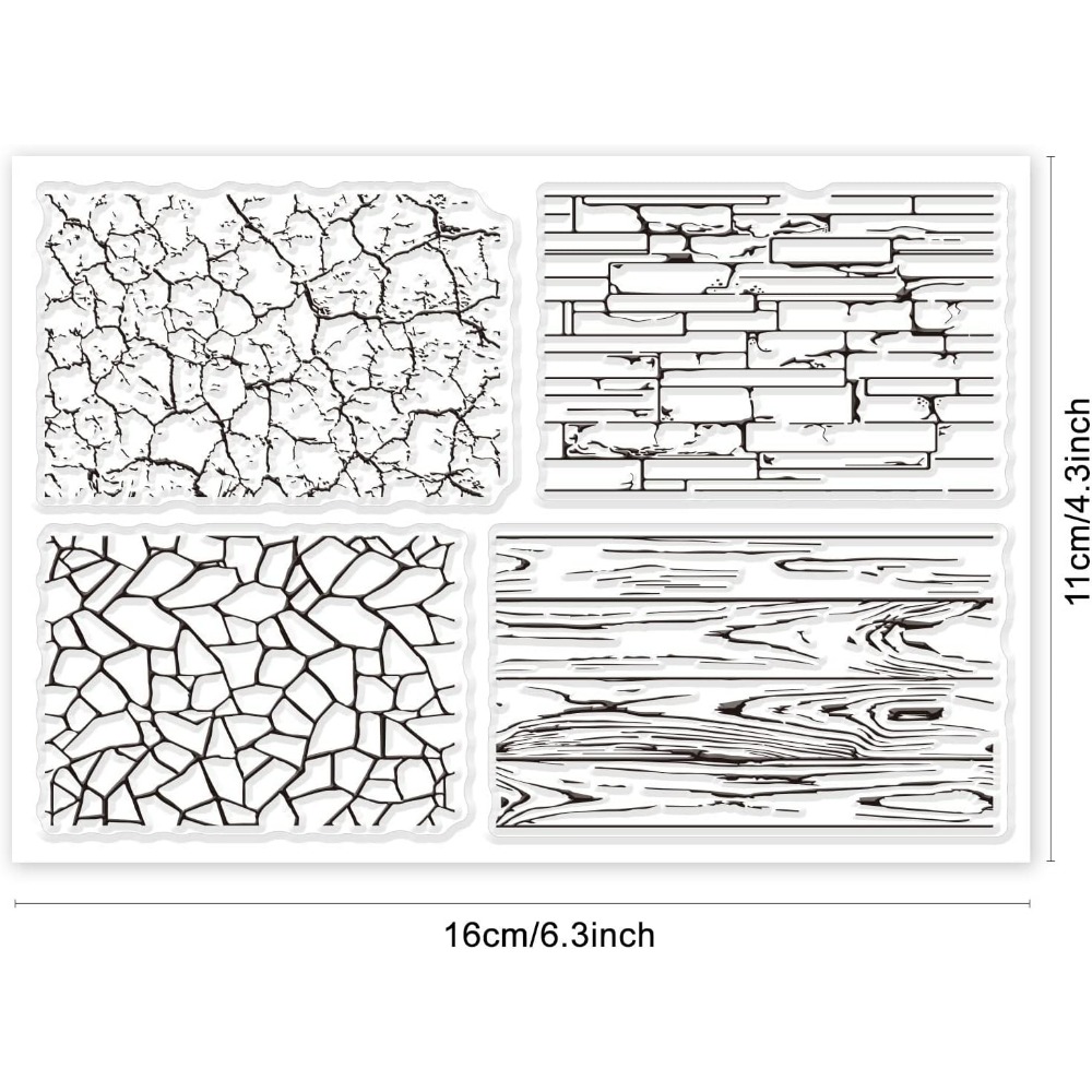 Timbres transparents en silico - Clear Silicone Stamps For Card Making avis et prix